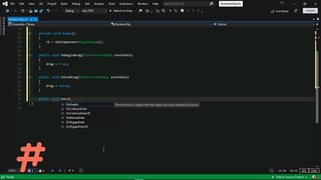 easy way to rotate a 3D object smoothly with mouse unity [ Works on Android ] смотреть онлайн