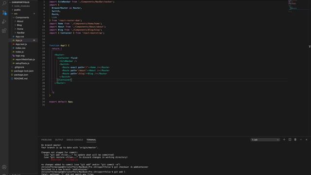 Add container using react-bootstrap смотреть онлайн