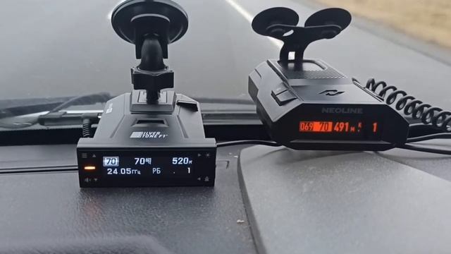 Neoline X-COP 6000s & Prototype Silverstone F1 Sochi PRO (Rev.2) vs Multaradar SD580 смотреть онлайн