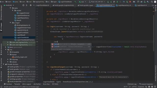 4. Building login screen with MVVM + 2 way databinding (Kotlin) смотреть онлайн
