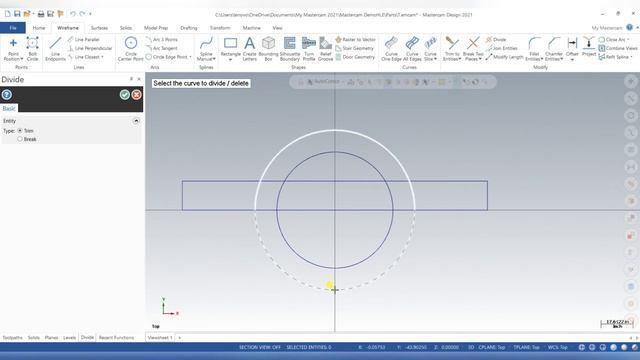 Master-Cam Tutorials : How to create 3D model in Master-Cam: Part:-4 смотреть онлайн