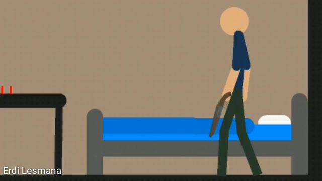Granny VS Evil Nun (The Hunter Battle) - Stick Nodes Animation смотреть онлайн