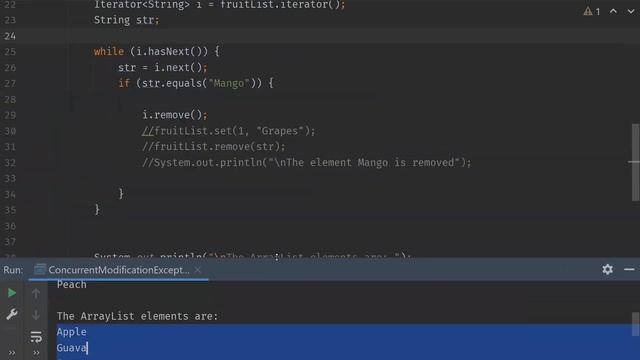 How to Resolve Concurrent Modification Exception In Java смотреть онлайн