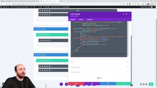 How To Collapse Other Divi Mobile Menu Submenus When Another One Is Opened смотреть онлайн
