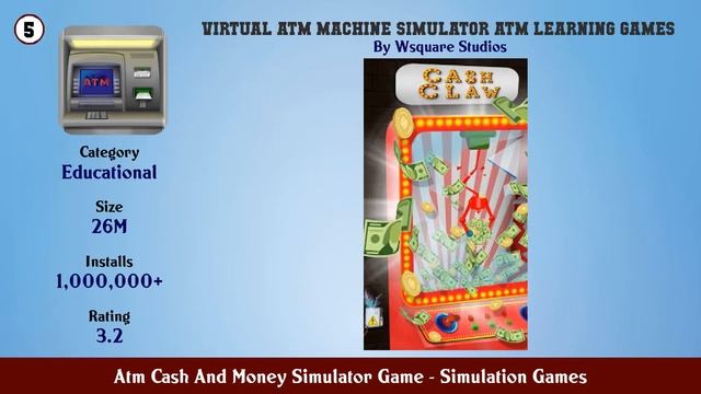 Top 10 Atm Cash And Money Simulator Game Android Games смотреть онлайн