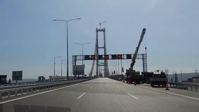 ÇANAKKALE BRİDGE  TURKEY / Мост через пролив Дарданеллы (пролив Чанаккале) в ТУРЦИИ.