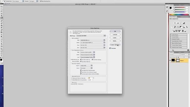 Configuring Conde's ICC Profiles for Photoshop CS5 on a Mac смотреть онлайн