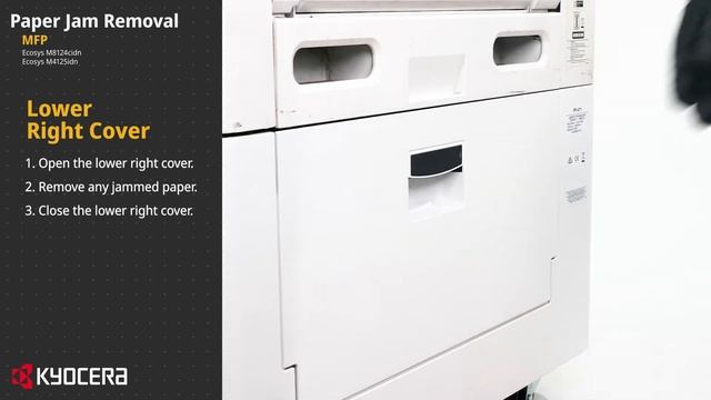 Kyocera Paper Jam Removal (ECOSYS M8124cidn, ECOSYS M4125idn) смотреть онлайн