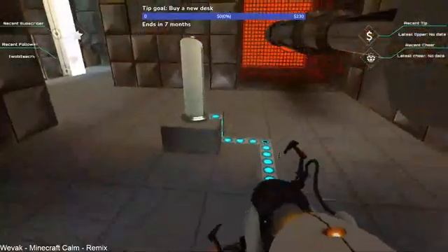 I am streaming on Twitch again! | Playing through my Steam library, today is Portal! смотреть онлайн