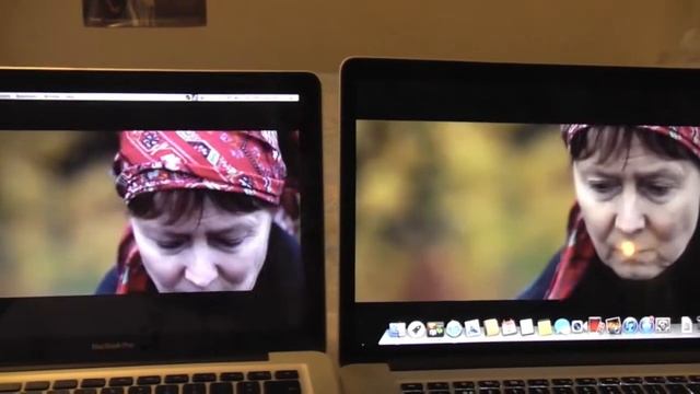 Video Example: New Macbook Pro Retina Display Against Old Macbook Pro