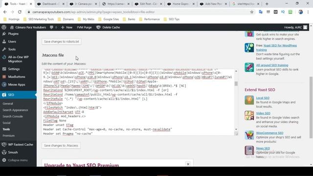 Plugin YOAST SEO 2020 - Herramientas Robots.txt y .htaccess смотреть онлайн