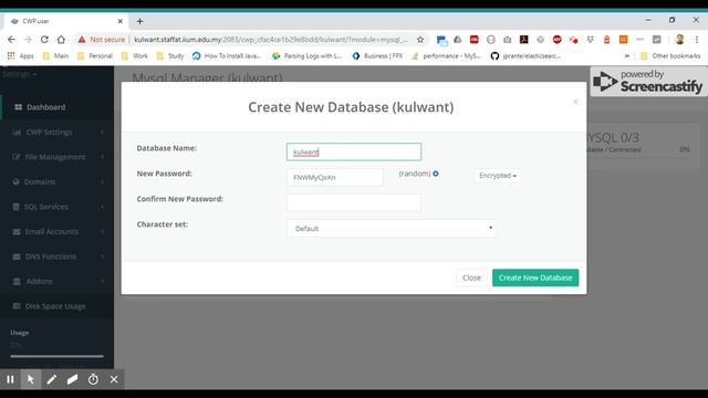 CWP7 - Create Database and User Login смотреть онлайн