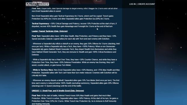 НОВЫЙ ПЕРСОНАЖ! Адмирал Тренч - SWGOH