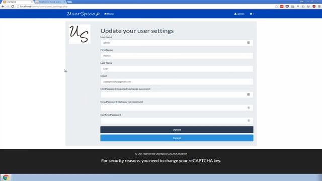 UserSpice 4.1 Eight Minute Install and Tour смотреть онлайн