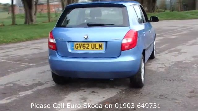 GV62ULM Skoda Fabia 1.2 (70 BHP) SE JCB EURO SKODA смотреть онлайн