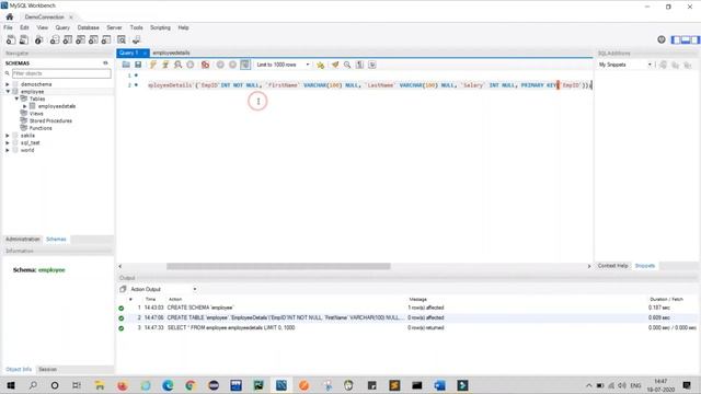 How to Create Database in MySQL Workbench using SQL Queries смотреть онлайн