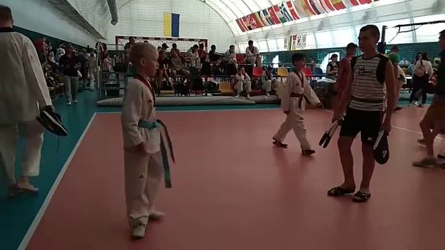 Разминка перед боем. Тхэквондо Каменское смотреть онлайн