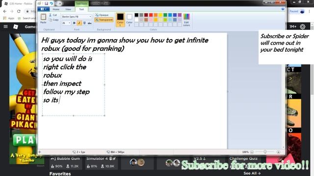 How to get infinite Robux in roblox (good for pranking) смотреть онлайн
