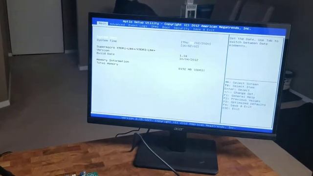 Supermicro X9DR3-LN4F+ Boot Success! смотреть онлайн