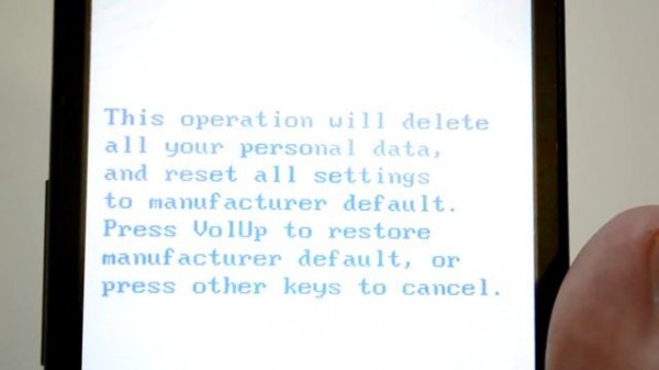 Как сделать полный сброс Hard Reset на телефоне HTC HD2?