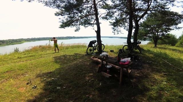 Катнул матрасно с Серёгой / Покатушка с проколом колеса /28.07.2018/ мтб смотреть онлайн