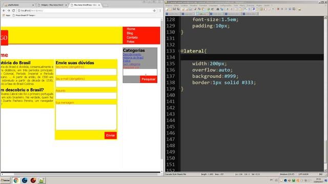Criando tema em Wordpress Aula 9 Criando a Sidebar смотреть онлайн