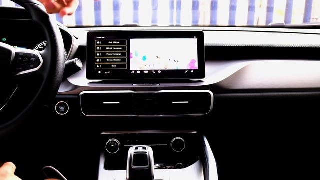 Geely Coolray Comfort Full Details Infotainment QD Link via Phone USB play Music Movies | Dashboard смотреть онлайн