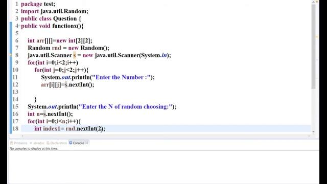 Array with Random number Example смотреть онлайн