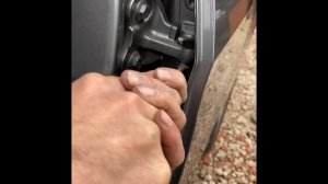 how to remove (replace) mercedes A class w176 rear door passenger side