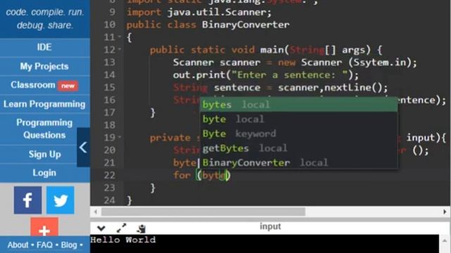 Java Programming: Converting Sentences to Binary Made Easy! смотреть онлайн