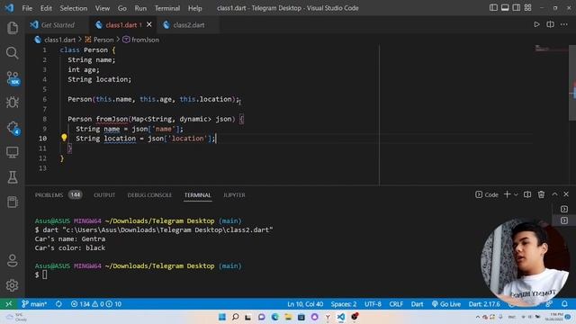 Flutter 0 dan | Dart dasturlash tilida OOP | 10-dars смотреть онлайн