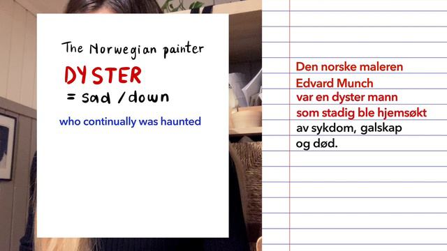 Edvard Munch – Useful Norwegian art vocabulary and history👨🏻🎨✨ смотреть онлайн