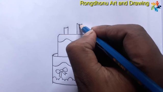 How TO Draw a Cake || Cake Drawing Easy Tutorial for Beginners | Pencil смотреть онлайн