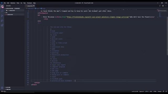 "HTML" for Beginners/Non-porgrammers - blockquote tag, q tag, cite tag смотреть онлайн