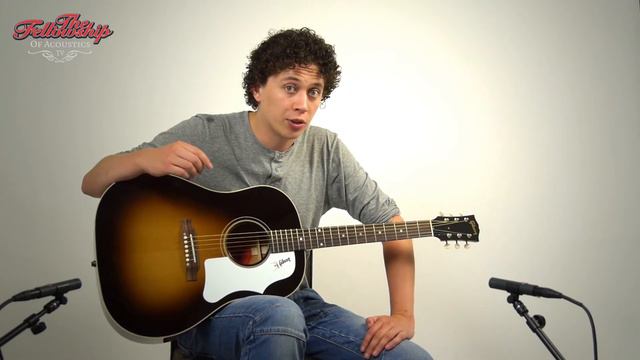 Gibson 60's style J-45 at The Fellowship of Acoustics смотреть онлайн