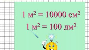 Таблица единиц площади. Математика 4 класс