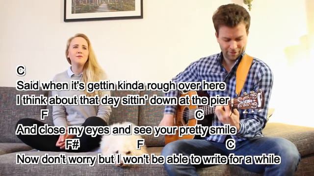 Dixie Chicks - travelin soldier (Cover) small Guitar Lesson Tutorial (How to play) with chors смотреть онлайн