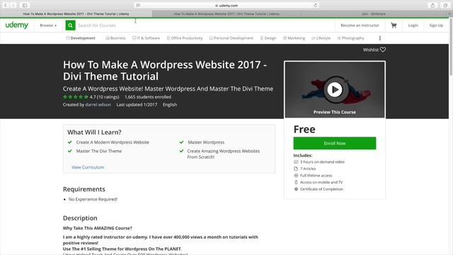 NEW Divi Theme Tutorial On Udemy And Skillshare! ? смотреть онлайн