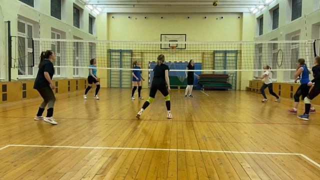 Волейбол, 03.04.2023 тренировка Иствуд-2, контроль двух мячей в игре смотреть онлайн