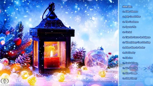 ↂ Snow Christmas Jazz Relaxing Background Music ♫ Зимний рождественский джаз, фоновая лаунж музыка смотреть онлайн
