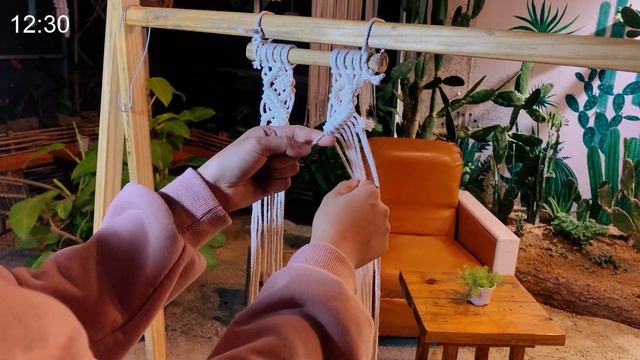 20 min with DIY Macrame Plant Hanger | macrame tutorial, night vibe | pomodoro session, chill musi смотреть онлайн