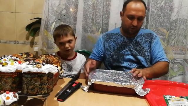 Пасха. Огонь зажёгся. Готовим мясо. Говядина в красном вине. Свинина в фольге в духовке.