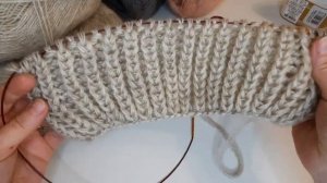 Снуд спицами в два оборота. МК.