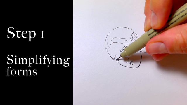 How to draw with a pen - easy tips to draw like a pro [ Inktober tutorial for beginners ] doodle in смотреть онлайн