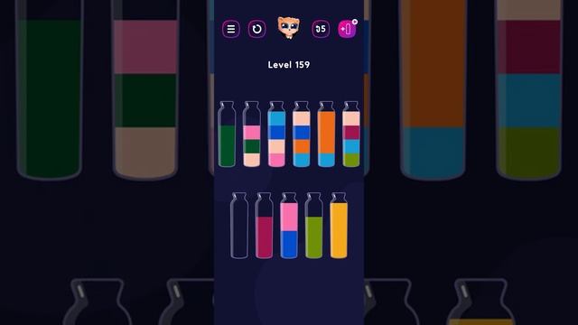 Get Color Bottle Game level 159 #shorts #pggaming смотреть онлайн