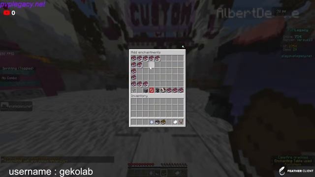 Playing PvP Legacy Minecraft Java смотреть онлайн