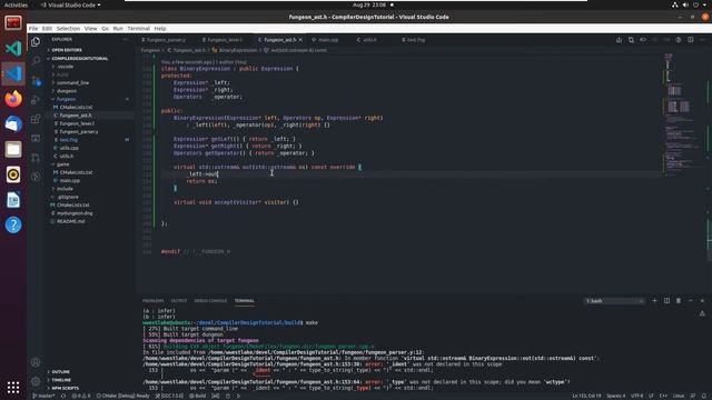 Ep 24 Continuing the AST and Parser смотреть онлайн