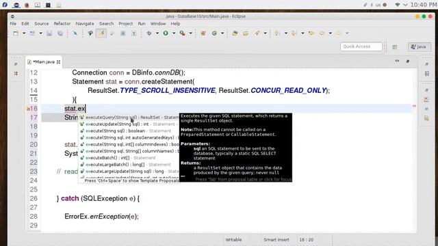 29 JAVA JDBC DataBases Create table смотреть онлайн