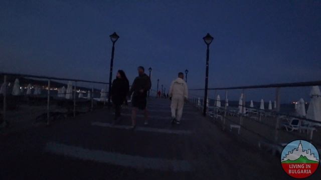 Sunny Beach Night Walk 2023 Bulgaria Summer Walking - Солнечный берег Болгария - Sonnenstrand смотреть онлайн