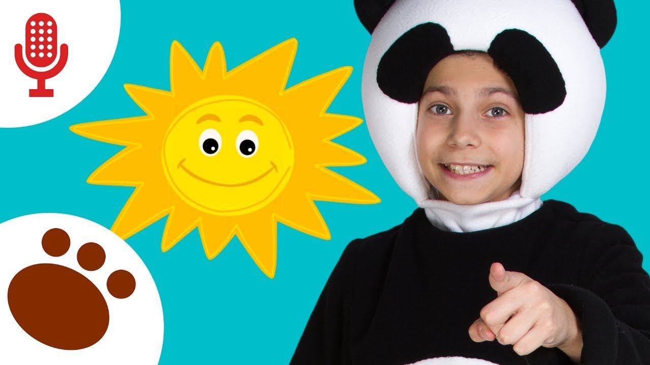 КАРАОКЕ ЛЕТО Три Медведя -веселая детская песенка про лето для детей. малышей смотреть онлайн